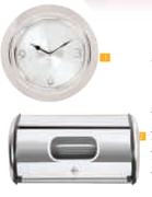 Totally Home Wall Clock Or Bread Bin-Each