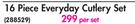 Jamie Oliver 16 Piece Everyday Cutlery Set-Per Set