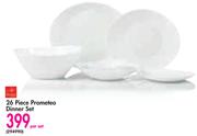 26 Piece Prometeo Dinner Set-Per Set