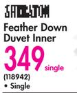 Feather Down Single Duvet Inner