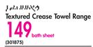 Textured Crease Bath Sheet