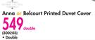 Home Living Anna Or Belcourt Printed Double Duvet Cover