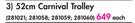 I Travel 52m Carnival Trolley-Each