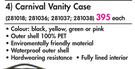 I Travel Carnival Vanity Case-Each