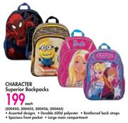Character Superior Backpacks-Each