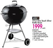 Weber 57cm One Touch Silver Kettle Braai-Each