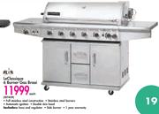 Alva LeClassique 6 Burner Gas Braai-Each
