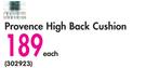 Provence High Back Cushion-Each