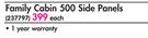 Camp Master Family Cabin 500 Side Panels-Each