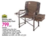 Camp Master Director 600 Heavy Duty Chair-Each