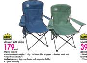 Camp Master Classic 200 Chair-Each