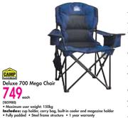 Camp Master Deluxe 700 Mega Chair-Each