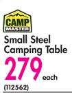 Campmaster Small Steel Camping Table-Each
