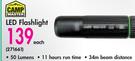Camp Master LED Flashlight-Each
