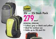 Camp Master 20Ltr Or 25Ltr Back Pack-Each