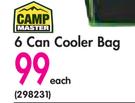 Camp Master 6 Can Cooler Bag-Each