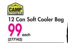 Camp Master 12 Can Soft Cooler Bag-Each