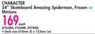 Character 24" Skateboard Amazing Spiderman, Frozen Or Minions-Each