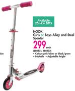 Hook Girls Or Boys Alloy And Steel Scooter-Each