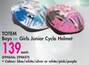 Totem Boys Or Girls Junior Cycle Helmet-Each