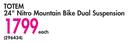 Totem 24" Nitro Mountain Bike Dual Suspension-Each