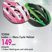 Totem Ladies Or Mens Cycle Helmet-Each