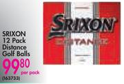 Srixon 12 Pack Distance Golf Balls-Per Pack