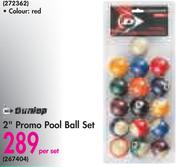 2" Promo Pool Ball Set-Per Set
