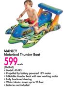 Manley Motorised Thunder Boat 41493-Each