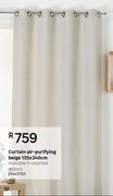 Curtains Air-Purifying Beige 135 x 240cm