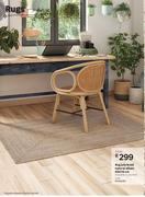 Alham Jute Braid Natural  Rug 60 x 110cm