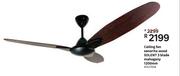 Solent 3 Blade Mahogany 1200mm Ceiling Fan (Senorita Wood)