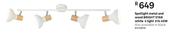 Bright Star White 4 Light E14 40W Spotlight (Metal & Wood)