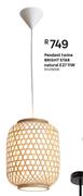 Bright Star Twine Pendant Natural E27 (11W)