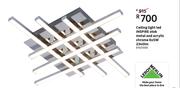 Inspire Otok Metal & Acrylic Chrome 6 x 5W 2340lm LED Ceiling Light