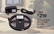 Bright Star White LED Strip 5m (3.6W)