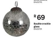 Bauble Crackle (Glass)