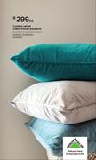 Linen House Cushion (Velvet) 60 x 60cm-Each