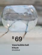 Vase Bubble Ball H14cm