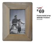 Inspire Frame Metal Wrap 17 x 22cm