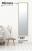 Inspire Mirror (Oak) 30 x 120cm