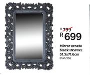 Mirror (Ornate Black) 51.3 x 71.6cm