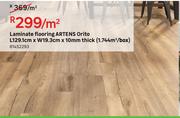 Artens Laminate Flooring Orito L 129.1cm x W 19.3cm x 10mm Thick-Per Sqm