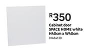 Space Home Cabinet Door (White) H 40cm x W 40cm