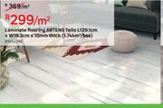 Artens Laminate Flooring Tello L 129.1cm x W 19.3cm x 10mm Thick-Per Sqm