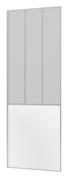 Wardrobe Sliding Door Industrial (White) H 250cm x W 61cm