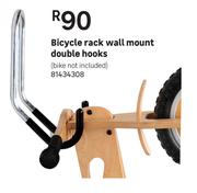 Bicycle Rack Wall Mount Double Hooks