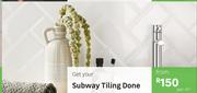Subway Tiling Installation-Per Sqm