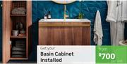 Basin Cabinet Installation-Per Unit