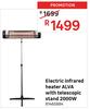 Alva 2000W Electric Infrared Heater With Telescopic Stand